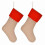 Set van 2 jute kerstkousen – Groot, 45 cm 1