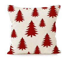Housses de coussin flocons de neige en lin, 45 x 45 cm, lot de 2