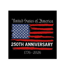 Autocollant pour vitre de voiture commémorant le 250e anniversaire des États-Unis, 30 cm (11,81 po)