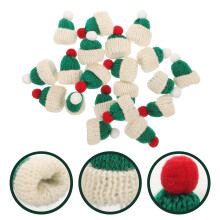 20 Mini-Strickmützen für DIY-Bastelarbeiten und Puppenhausdekoration