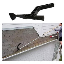 Gutter Cleaning Scoop with Threaded Handle 1pc