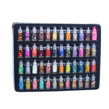 DIY knutselpakket met pailletten en glitter (48 stuks)