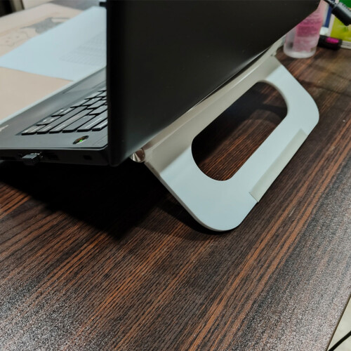 Ergonomic Adjustable Laptop Stand Holder Comfortable Viewing For Notebook Tablet Nonslip Base 1