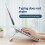 Ergonomic Adjustable Laptop Stand Holder Comfortable Viewing For Notebook Tablet Nonslip Base 5