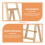 Mini Easel Stands House Decoration For Model Accessory 1Pack 6