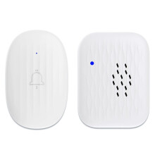 Campanello Wireless Impermeabile RF433  con Regolazione del Volume, Suonerie Multiple, Silenzioso,  Home, Spina UE