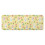 Kitchen Runner Rug Yellow Pattern 17" x 47" Non-Skid 1