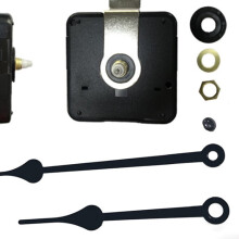 Black Quartz Clock Movement Kit for Wall Clocks