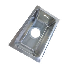 Stainless Steel Square Kitchen Sink Single Bowl