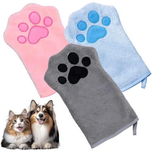Πετσέτα μπάνιου Cat Paw, μαλακή, από κοραλί φλις, γρήγορο στέγνωμα