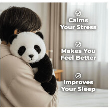 Peluche Panda Pandy – Lestée pour plus de confort, 25 cm