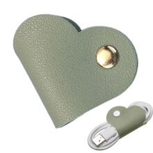 Organisateur de câble en forme de cœur, support de câble en silicone, 1 pièce