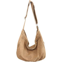 Torba listonoszka z jeansu, casualowa, typu crossbody, z wieloma dodatkami