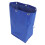 Blue janitorial cart bag with hooks 1 pack 1