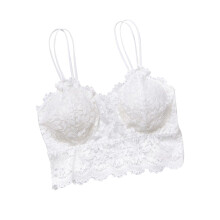 bandeau blanc sans bretelles et sans armatures pour femme, amovible
