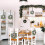 Mini kerstkransen groen wit kunstmatig 2 stuks 5