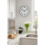 Wall Clock 9" Silent Non Ticking Decorative Modern Quartz Clocks Round Wall Clock Battery Operated 4