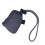 Large Reusable Gray Grocery Bag with Hook, Foldable & Washable 16