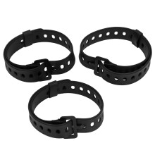 3pcs Rubber Utility Straps 45.9cm Long for Cables, Camping & Crafts