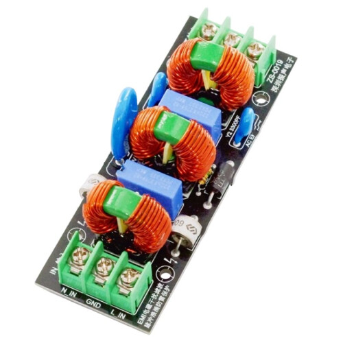 10A EMI Electromagnetic Interference Power Filter Filtering Pulse Surge  Protection Common Mode