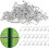 T-Post Wire Clips Galvanized Steel 100 pcs 1