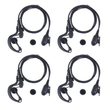 4X Auricolare MICROFONO PTT per HYT TC-500 TC-518 TC-580 TC-601 TC-600 TC-600 TC-600 TC-600 Walkie Talkie