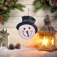 Dřevěný vánoční adventní kalendář pro teenagery – 24Ornaments