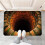 Tapis de porte en polyester multicolore 40 x 60 cm 1