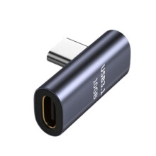 Mobile Phone Adapter 10Gbps Fast Data Transfer Charging Converter Type-C Female To Type-C Male Converter Adapter