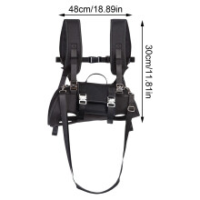 Mochila transportadora horizontal para perros medianos y grandes.