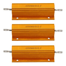 3X Plaque or Aluminium Resistor Resistance 100W, 10 Ohm 10R