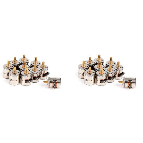 20Pcs/Pack  2-Phase 4-Wire Stepper Motor Miniature Stepper with Gear Small Tiny  Motor Toy Engine DIY 1