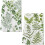 Πετσέτες κουζίνας Green Herb Leaf 16x24" (Σετ των 2) 1