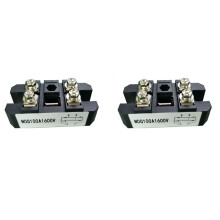 2X Redresseur de Pont à Diode Monophasé Noir MDQ 100A-1600V 100A Amp Haute Puissance 1600V