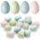Uova di Pasqua in plastica maculate, 2,4 pollici, 16 pezzi 1