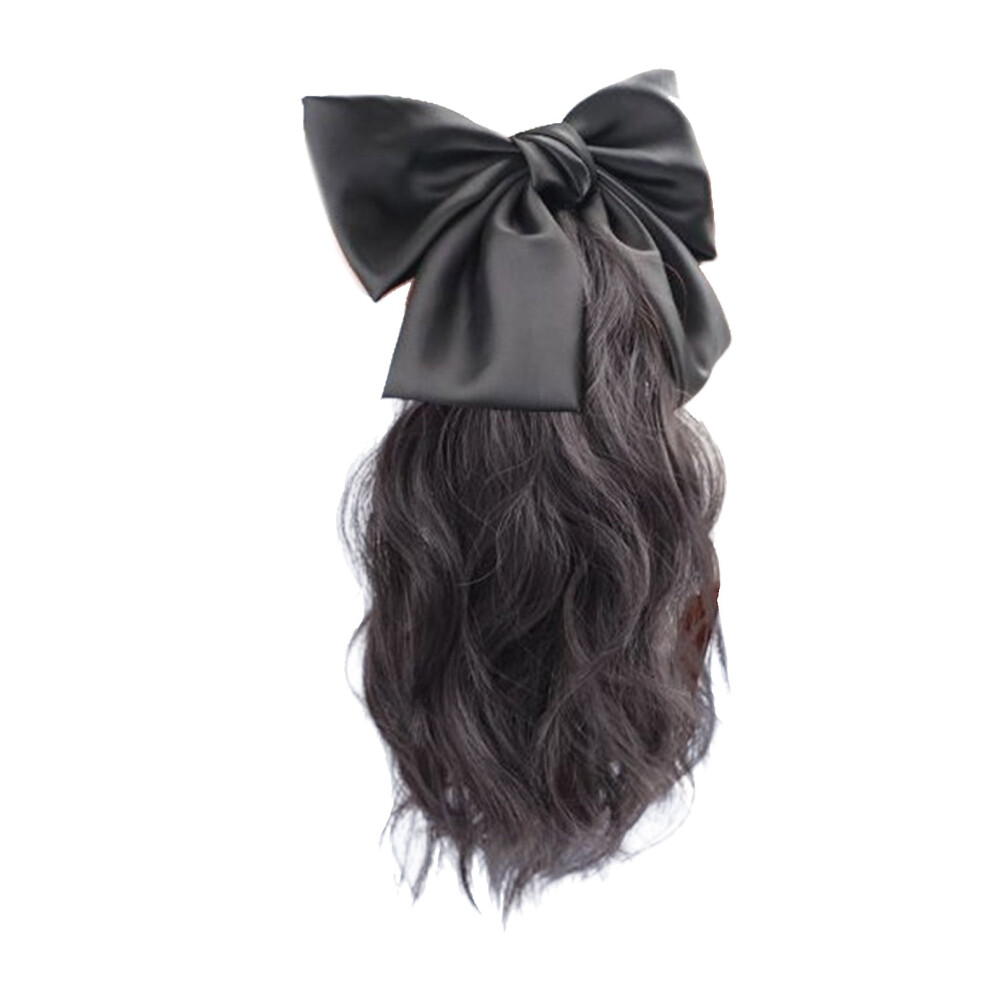 Fountain Ponytail Hair Clip with Bowknot for Women