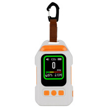 Draagbare CO- en CO₂-melder met verlicht LCD-scherm – 1 stuk
