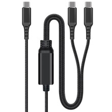 2 in 1 USB C to USB C Cable PD 100W Max Fast Charging Cable for Series Data Cable