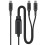 2 in 1 USB C to USB C Cable PD 100W Max Fast Charging Cable for  Series  Data Cable 1