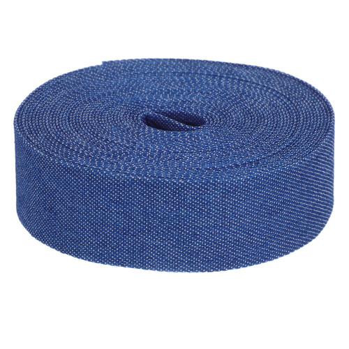 Denimstoffbånd mørkeblått 1 sett