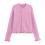 Gebreid damesvest met knoopsluiting, wit, maat M 1