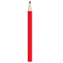 Punaiset kirvesmiehen lyijykynät HB grafiitti 7 tuumaa