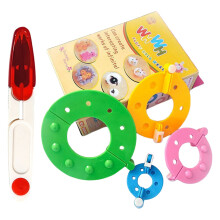 Pompon-Maker-Set in 4 Größen mit Garnschere