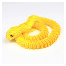 Action figure di serpente stampata in 3D con articolazioni mobili, 60 cm