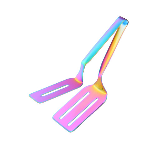 Grilltang i rustfritt stål med taggete kant, 25 cm