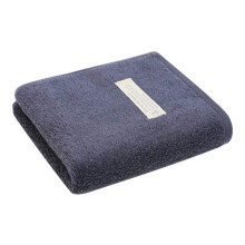 Serviettes de toilette en coton doux et absorbant, 72,4 x 34,3 cm, grises