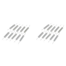 20 Pcs Wirewound Ceramic Cement Resistor 1 Ohm 5% 10W Watt