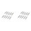 20 Pcs Wirewound Ceramic Cement Resistor 1 Ohm 5% 10W Watt 1