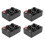 4X 0-9999 Ohm Simple Resistance Box Precision Variable Decade Resistor Teaching Instrument 1