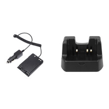 SBR-14LI Car Charger Battery Eliminator DC12V with CD-41 Desktop Charger for Verterx Radio VX-8R VX-8E VX-8DR